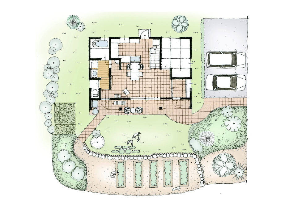 30坪プランで作られた家の間取り