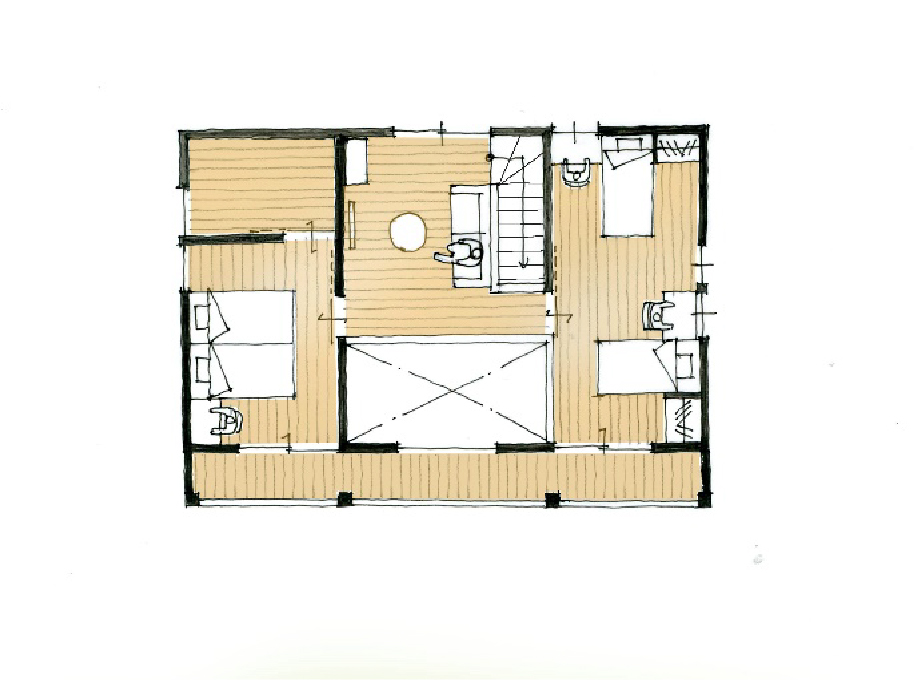 30坪プランで作られた家の間取り2